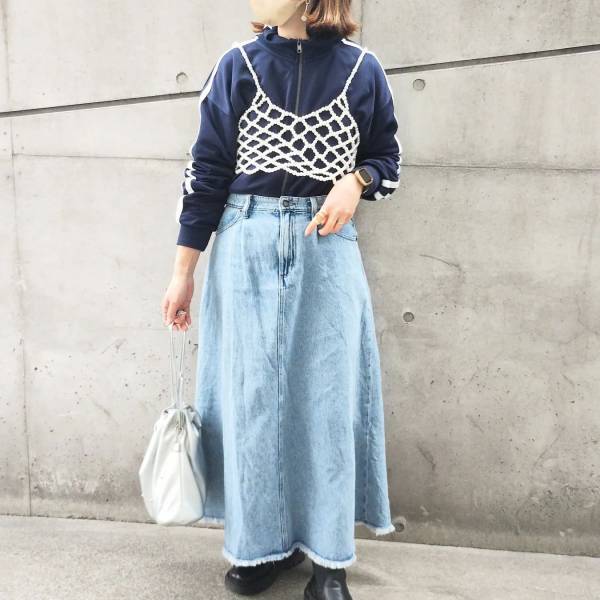 【春の注目ウェア】旬のスポーティーMIXコーデに♡「トラックジャケット」