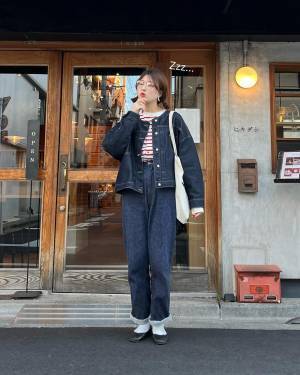 オシャ見えのコツは？ 着映えする【上下デニム】で「春コーデ」♡