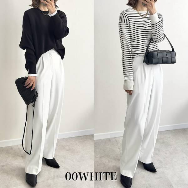 オシャレさんは持ってる！！【ユニクロ】全色ほしい♡「定番タックワイドパンツ」