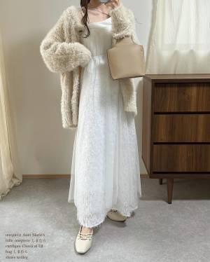 えぇ【しまむら】なの！？ オシャレさんの「チュールワンピース」着回し