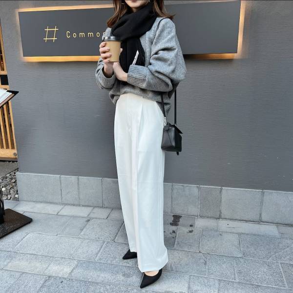 春に向けて買い足し！【ユニクロ】オシャレ女子愛用♡ 万能「ワイドパンツ」