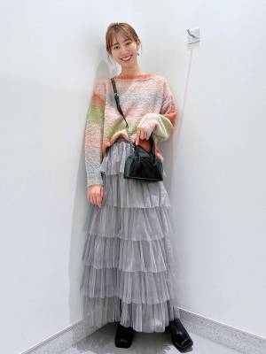 衝撃値下げキターーーッ！！【FOREVER21】コーデの主役になる♡「チュールスカート」