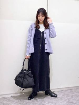 淡いカラーにきゅんっ♡【グローバルワーク】春先まで大活躍！「大人カーデ」