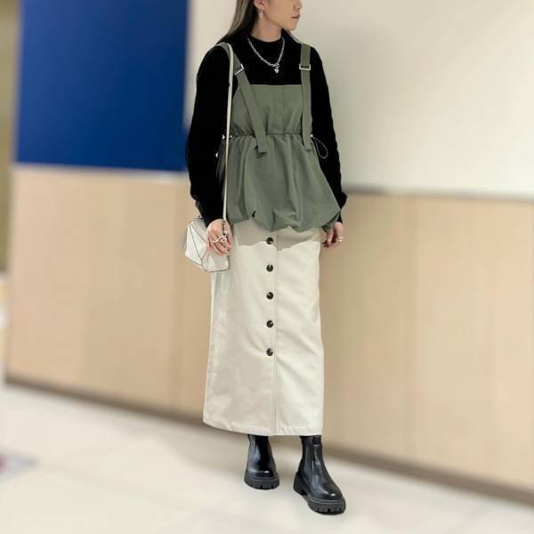 「使いやすくてお気に入り」【しまむら】可愛くてテンション上がるッ♡「バルーンビスチェ」