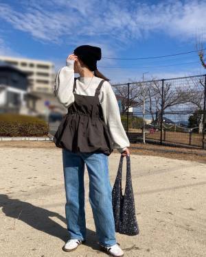 「使いやすくてお気に入り」【しまむら】可愛くてテンション上がるッ♡「バルーンビスチェ」