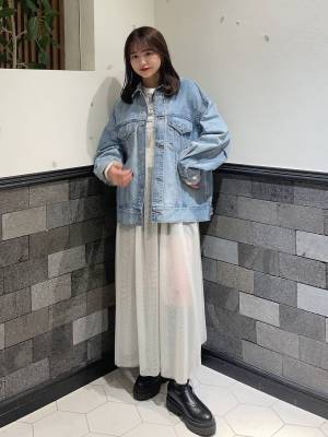 もうゲットした！？【最旬スタイル】春アウターは「デニムジャケット」一択♡