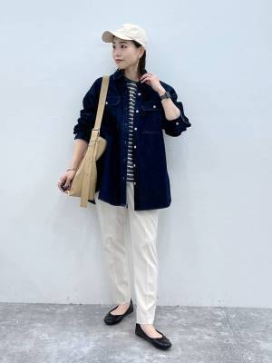 取り入れるだけで春っぽ♡【グローバルワーク】買い足すならコレ！「ボーダートップス」