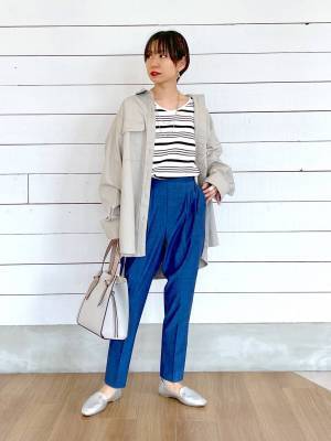 取り入れるだけで春っぽ♡【グローバルワーク】買い足すならコレ！「ボーダートップス」