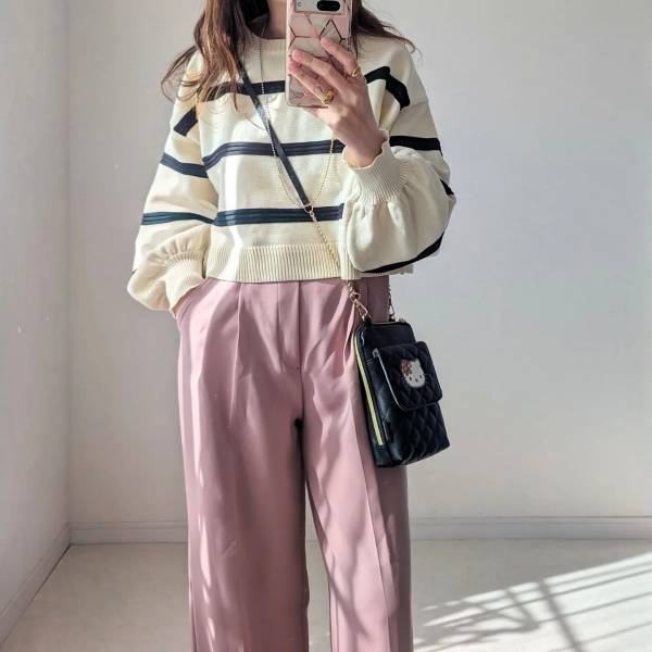 春っぽさ全開♡【しまむら】デートにも着て行きたい♡「ピンクアイテム」