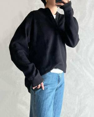 「買ってまじで良かった」【ユニクロ】ゆる華奢が叶う♡「優勝ワッフルＴ」