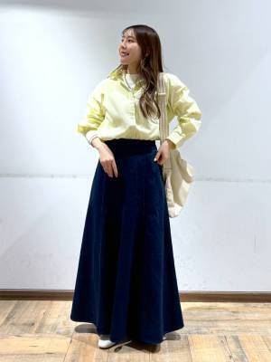 即マネしたい！【グローバルワーク】フレアスカートを使った「最旬コーデ」♡