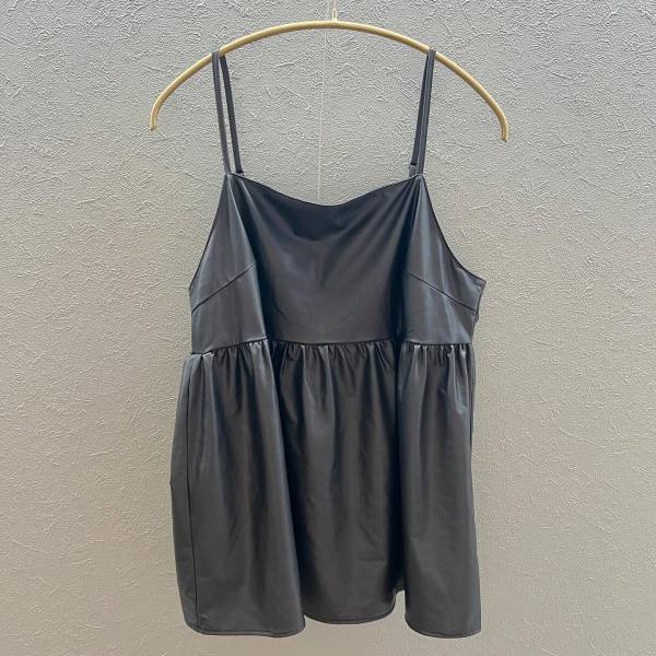 高見えだーーッ♡♡【しまむら】バズるのも納得♡ 絶対欲しい「レザー風ビスチェ」