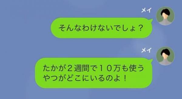 夫「残高なくなった」妻「‟10万円”振り込んだよね？」主夫の‟お金の使い道”に思い当たりが…⇒妻「本当にあなたが家事してる？」