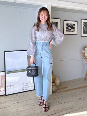 【デニム × パール】って最強♡ 一点で上品可愛い「おしゃれデニム」って？