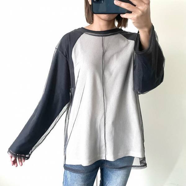 〈完売前に急いでェーー！！〉今期「ジワジワ人気の」ア・レ！が【しまむら】価格で買えちゃう！？着回し無限大の”神トップス”が可愛すぎた♡