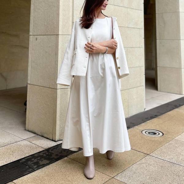 「やっぱりこれ、イイ」♡【ユニクロ】1枚でも可愛い♡「優秀ワンピース」