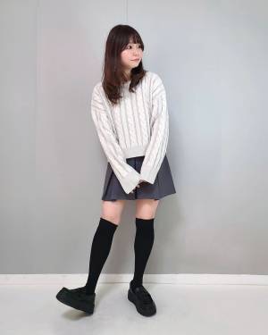 「どタイプ過ぎる」ミニもロングも可愛い♡【GU】の”プリーツスカート”2選