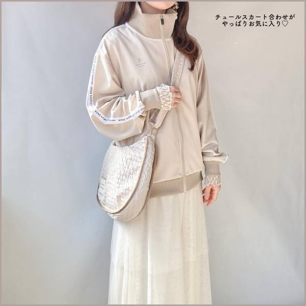 「配色がもう可愛すぎてキュンキュン」♡♡【しまむら】「トレンド」”トラックジャケット”はイロチ買いがおすすめ！