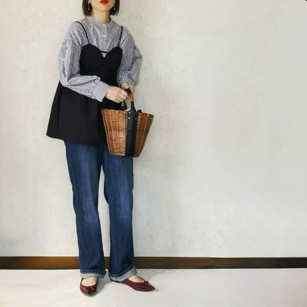 「試着したら可愛すぎて買ってしまった」！！【しまむら】「オトナ世代」も着られるトレンド”ビスチェコーデ”