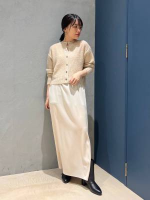 いつものコーデを上品に♡ 春、着映えする【サテンスカート】が見逃せない！！