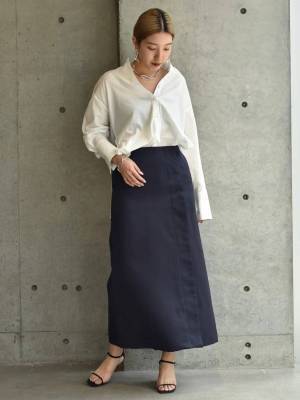 いつものコーデを上品に♡ 春、着映えする【サテンスカート】が見逃せない！！