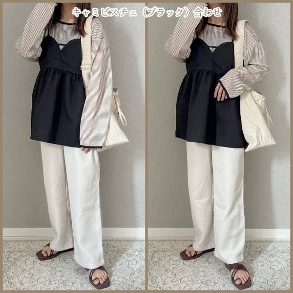 このデザインが、もぅ「可愛い」♡【しまむら】1枚で着ても、レイヤードしてもOK！“ボーダートップス”コーデ集