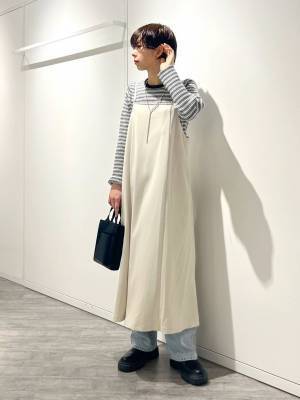 完売カラー、続出！？【グローバルワーク】伸縮性、抜群♡「優秀キャミワンピ」