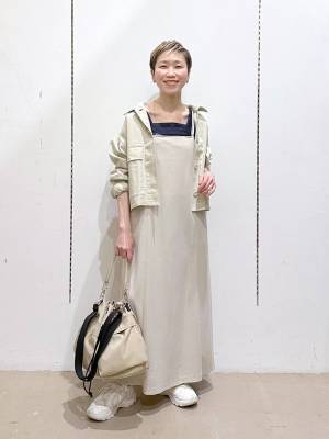 完売カラー、続出！？【グローバルワーク】伸縮性、抜群♡「優秀キャミワンピ」