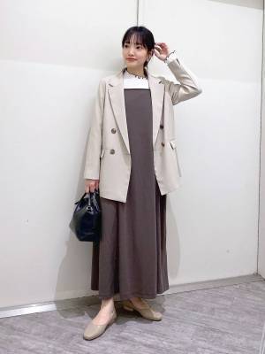 完売カラー、続出！？【グローバルワーク】伸縮性、抜群♡「優秀キャミワンピ」