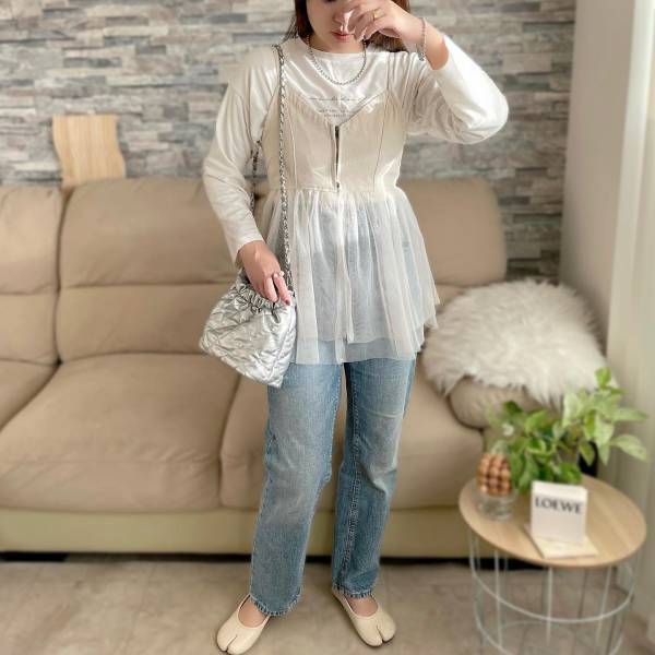 「年中着られる」って最高♡【しまむら】しまらーも絶賛！「大人気ビスチェ」