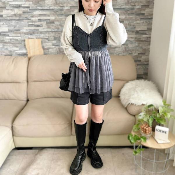 「年中着られる」って最高♡【しまむら】しまらーも絶賛！「大人気ビスチェ」