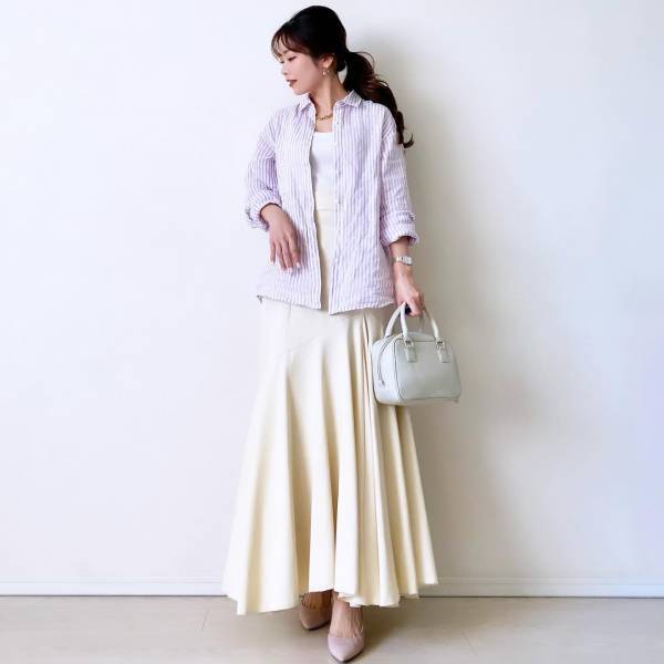 春はやっぱり『淡色』でしょ♡ 【ユニクロ】今すぐ真似したい！ 「春カラーコーデ」