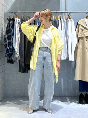 1枚あれば無敵かもッ！！冬 → 春を乗り切る♡【カラーシャツ】が買い！