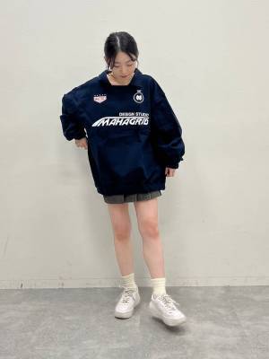 トレンド感、溢れまくり！【ALAND】スポーティーでおしゃれ♡「ロゴトップス」