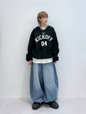 トレンド感、溢れまくり！【ALAND】スポーティーでおしゃれ♡「ロゴトップス」