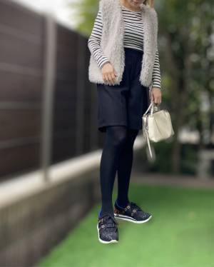 《膝丈なのが絶妙♡》「脚が出すぎない」！【パシオス】の”ハーフボトムス”着回しコーデ3選