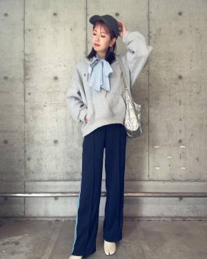 可愛いのに楽ちん♡ トレンド感溢れる【最旬スウェットコーデ】って？