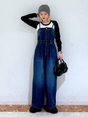 楽ちんコーデの救世主！ 着回し力も抜群♡ 1枚は欲しい【キャミサロペ】