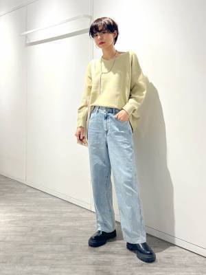 春も『ニット』が活躍！！ 【グローバルワーク】新生活コーデにも◎ 「きれい見えニット」