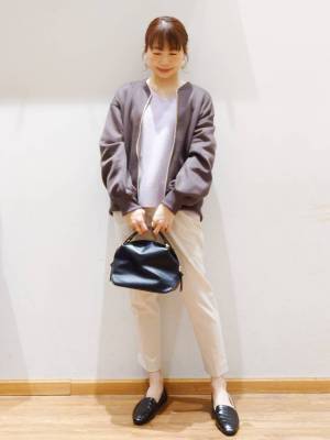 この軽さ、感動級♡【グローバルワーク】春のお出かけにちょうどいい♡「ZIPブルゾン」