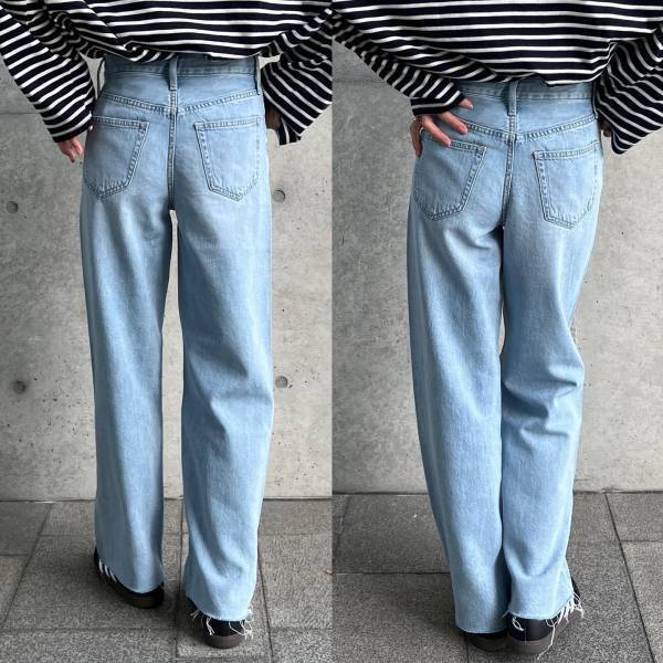 ＜話題のデニム＞「どこから見ても形綺麗すぎる♡♡」「これ今季の神パンツ」【ユニクロ】【GU】“デニムボトムス”紹介！