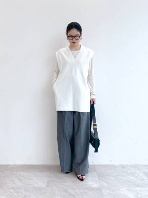 その着方マネさせてーッ！！【グローバルワーク】一点投入で華やか♡「旬ベスト」