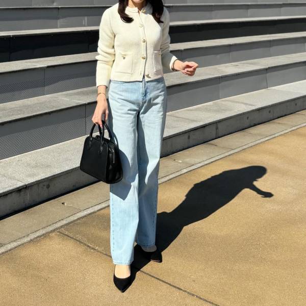 全身マネしたい！【ユニクロ】華やか「春デニム」で最旬コーデ♡