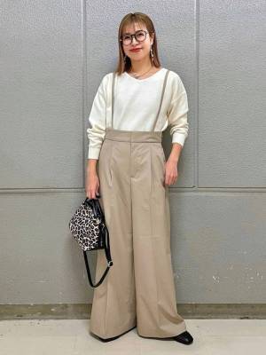 美シルエットに感動！【グローバルワーク】洗濯後もシワになりにくい♡「優秀ワイドパンツ」