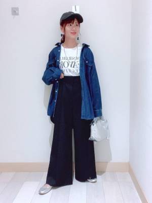 美シルエットに感動！【グローバルワーク】洗濯後もシワになりにくい♡「優秀ワイドパンツ」