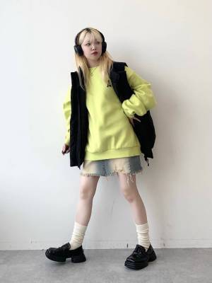 物欲が止まらんッ！！【ALAND】ダメージ加工が激かわ♡「デニムスカート」