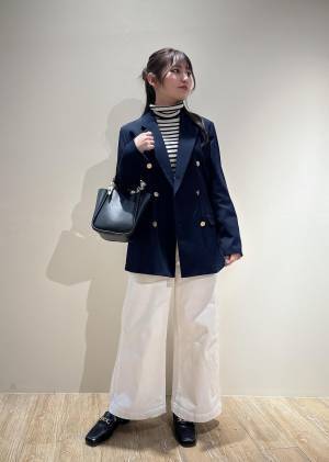 羽織るだけで上級者♡【ロペピクニック】今すぐ真似したい！「紺ブレ」コーデ