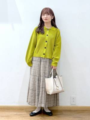 春っぽコーデに大活躍！【グローバルワーク】着心地抜群♡「カーディガンコーデ」