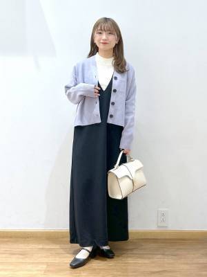 春っぽコーデに大活躍！【グローバルワーク】着心地抜群♡「カーディガンコーデ」