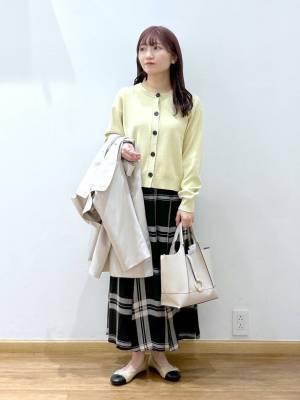 春っぽコーデに大活躍！【グローバルワーク】着心地抜群♡「カーディガンコーデ」